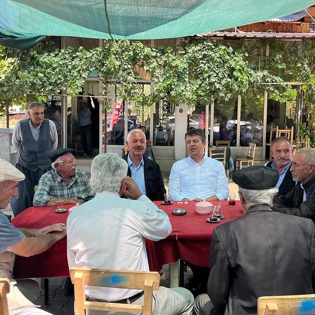 CHP Doğanşehir Belediye Başkan Adayı Mehmet Bayram, Abdurahman Tutdere'yi İlçede Ağırladı
