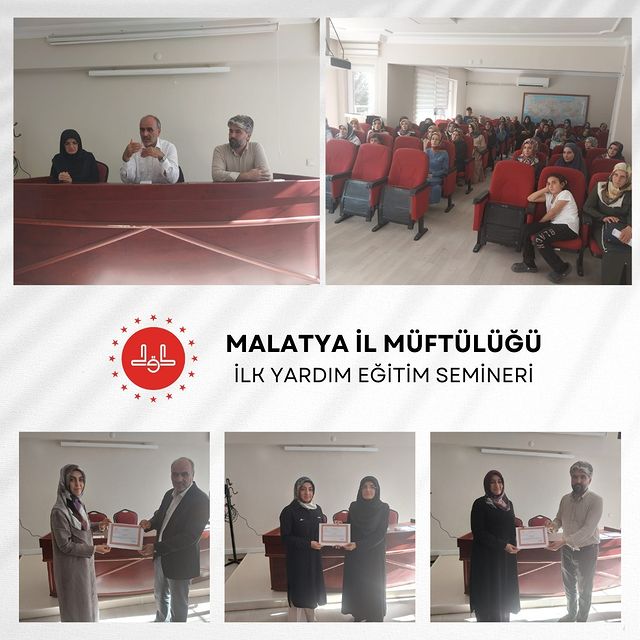 Malatya'da Kur’an Kursu Öğreticilerine İlk Yardım Eğitimi