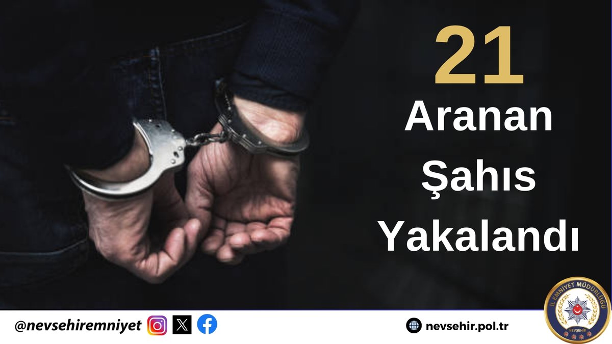 Operasyonlar Sonucunda 21 Şahıs Yakalandı