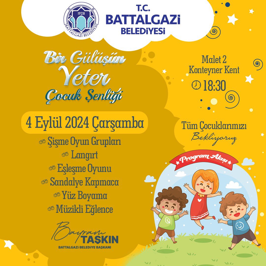 Malatya Battalgazi Belediyesi, Çocuklara Yönelik 