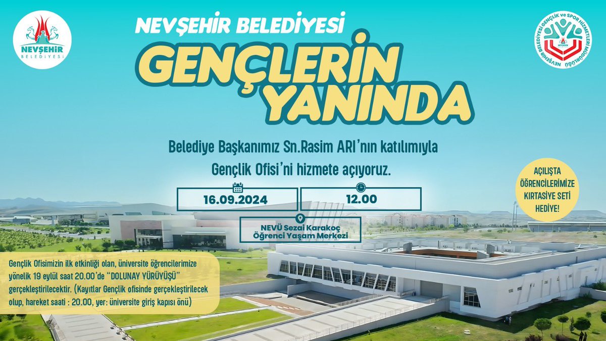 Nevşehir Belediyesi Gençlere Yeni Bir Ofis Açacak