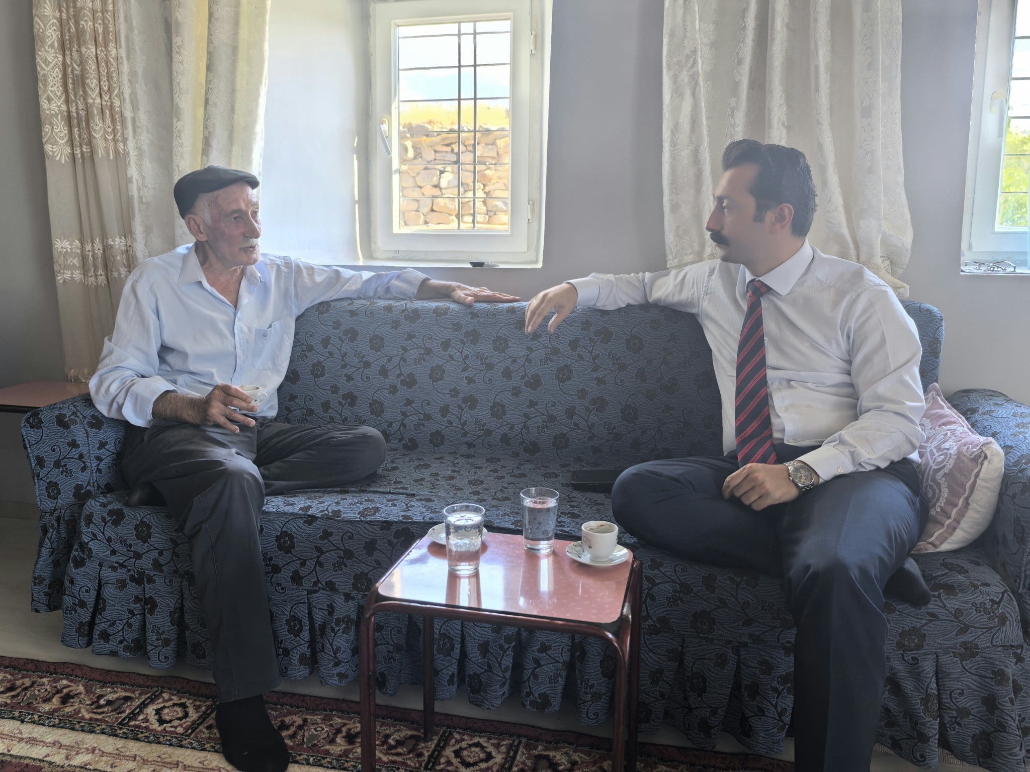 Kaymakam Muhammed Fatih Günlü, Şehit Hacı Osman Doğan'ın Ailesini Ziyaret Etti