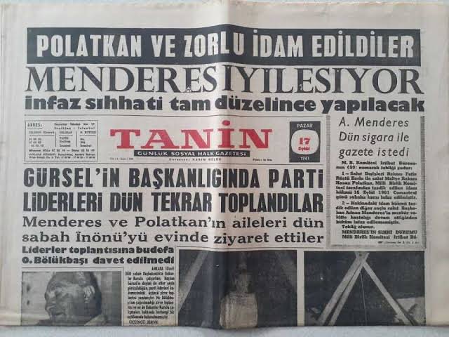 17 Eylül 1961'de Yaşananlar