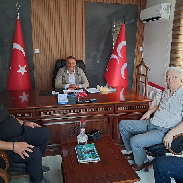 Türk İmar Sen Malatya Şube Başkanı Bedrettin Temelli ile AFAD Şube Müdürü Kutlu Çeler Bir Araya Geldi
