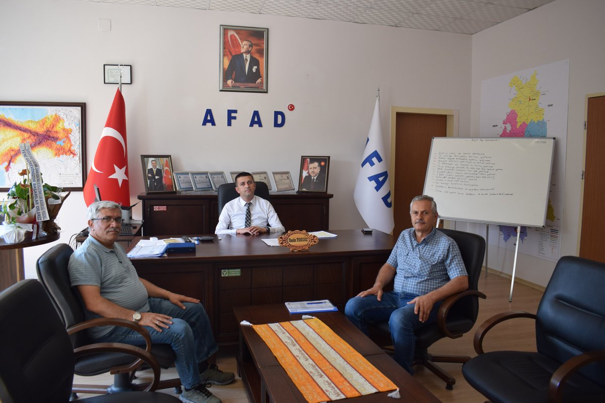 Kayseri Karayolları 6. Bölge Müdürlüğü Sivil Savunma Uzmanı ve Teknikerinden Nevşehir İl Afet ve Acil Durum Müdürlüğü'ne Ziyaret