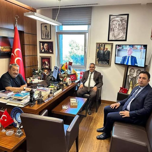 MHP Malatya İl Başkanlığı Mehmet Fendoğlu'nu Ziyaret Etti