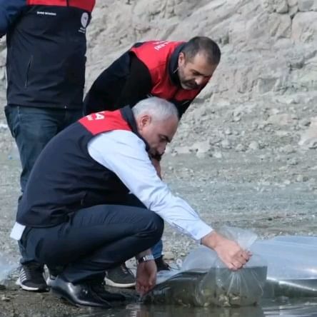 Malatya'da Balıklandırma Projesi Uygulandı