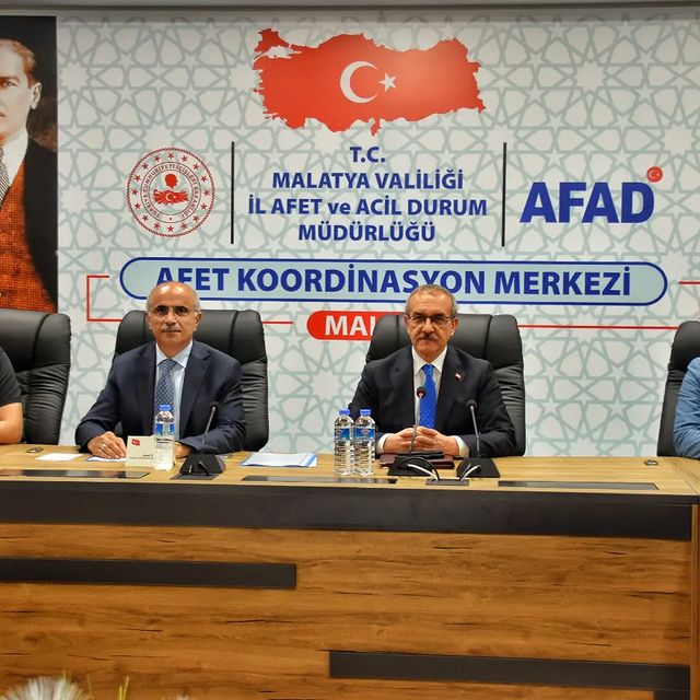 Malatya'da Afet Koordinasyon Toplantısı Gerçekleşti