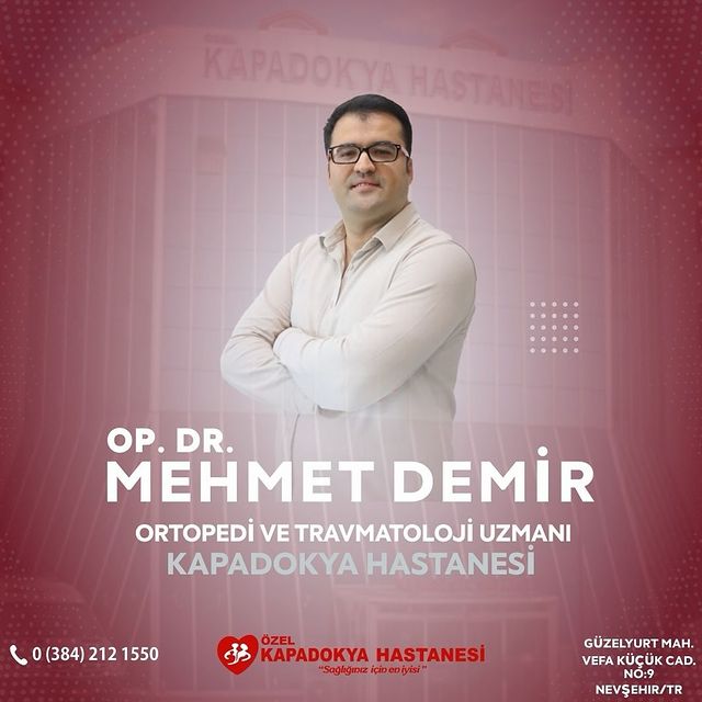 Özel Kapadokya Hastanesi'nde Uzman Doktor Dr. Mehmet Demir