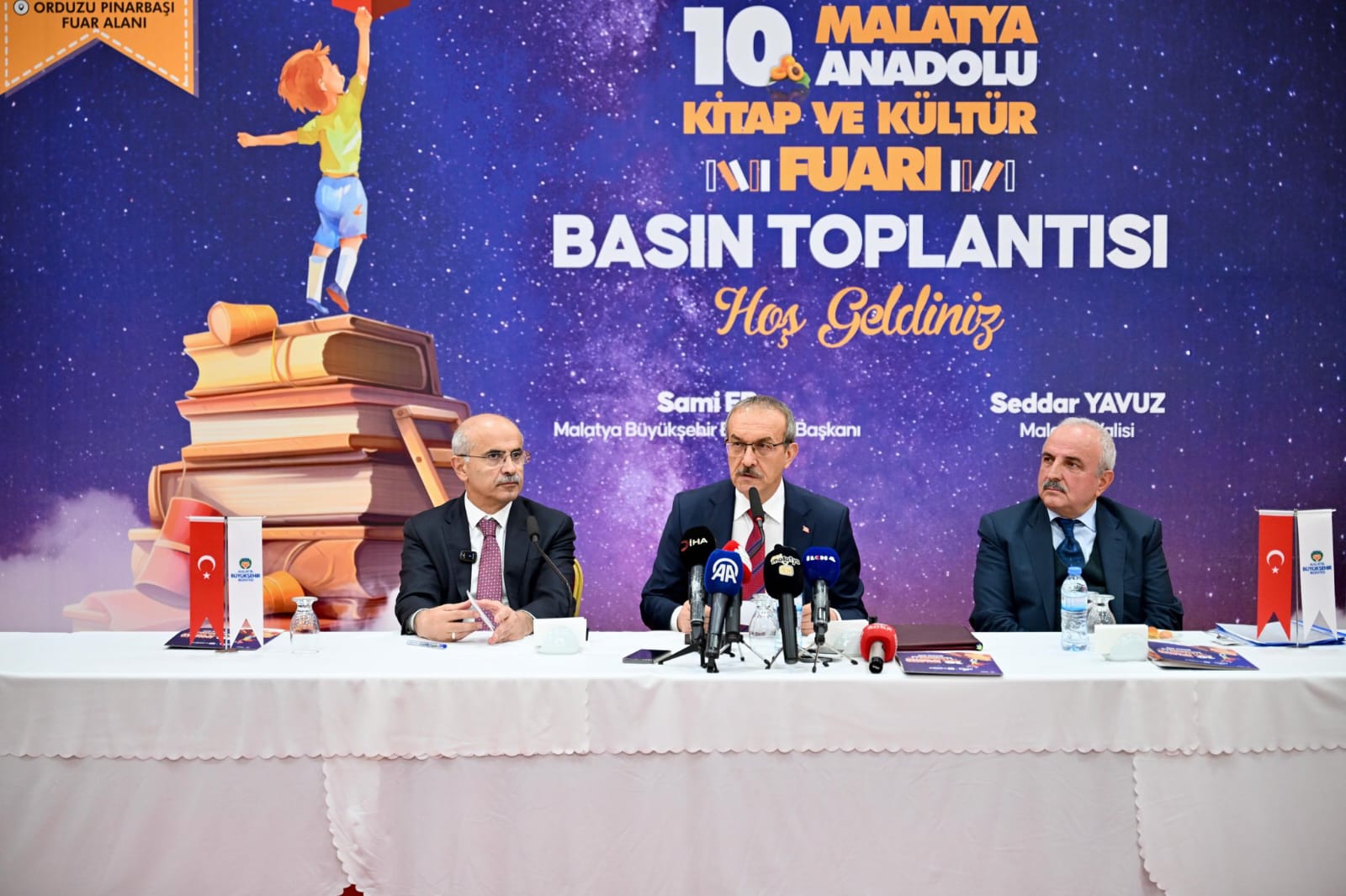 Vali Seddar Yavuz, Malatya Anadolu Kitap ve Kültür Fuarı'na Katıldı