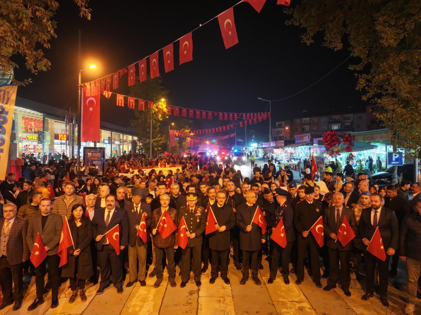 İlimizde 29 Ekim Cumhuriyet Bayramı'nın 101. Yıl Dönümü Kutlamaları