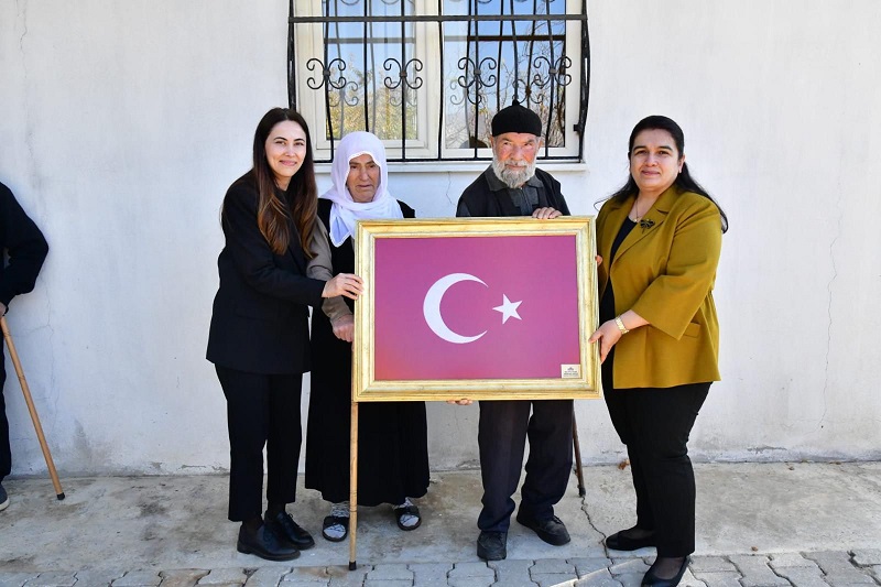 Hanımefendi Selda Yavuz, Doğanyol'da Şehit Ailelerini ve Gaziyi Ziyaret Etti