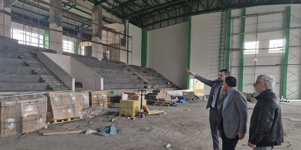 Modern Tasarımlı Kapalı Spor Salonu İnşaatı Hızla Devam Ediyor