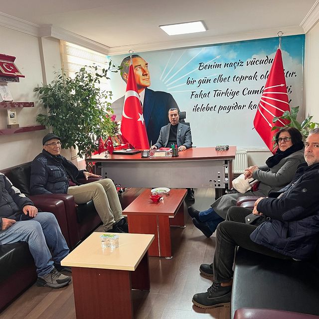 CHP Kayseri İl Başkanı Feyzullah Keskin ve DİSK Kayseri Şube Başkanı Haydar Baran Buluştu