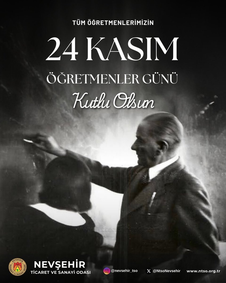 24 Kasım Öğretmenler Günü Kutlu Olsun!