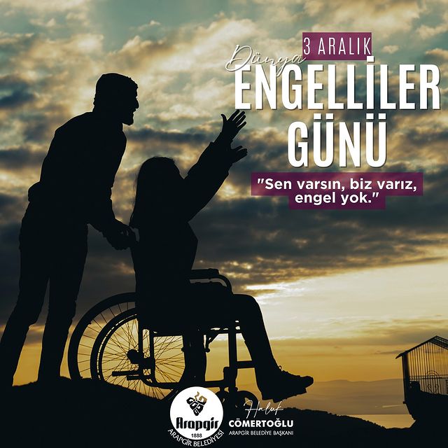 3 Aralık Dünya Engelliler Günü: Arapgir Belediyesi Engellilere Destek Olmaya Devam Ediyor