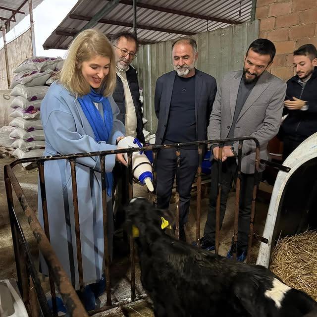 Akçadağ'da Dutpınar Süt Üretim Tesisine Ziyaret