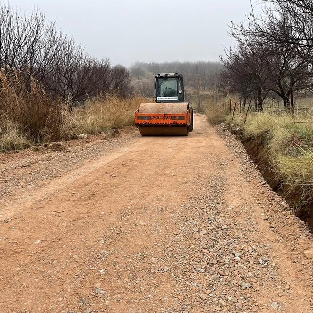 Akçadağ Belediyesi Ören Mahallesi'nde Yol Yapım Çalışmalarına Devam Ediyor