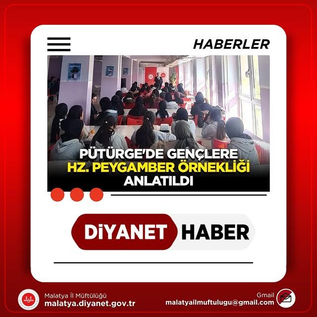 Malatya Pütürge Diyanet Gençlik Koordinatörlüğü'nden 