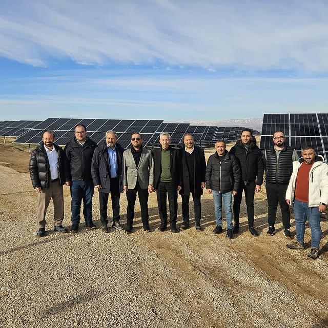 Arapgir'de Güneş Enerjisi Santrali Hizmete Açıldı