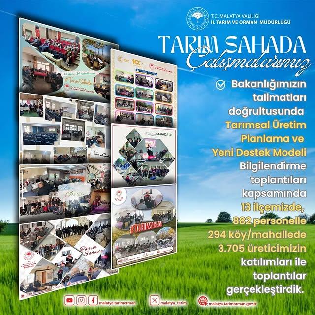 Malatya Tarım İl Müdürlüğü, Üreticilere Destek Sağlamaya Devam Ediyor