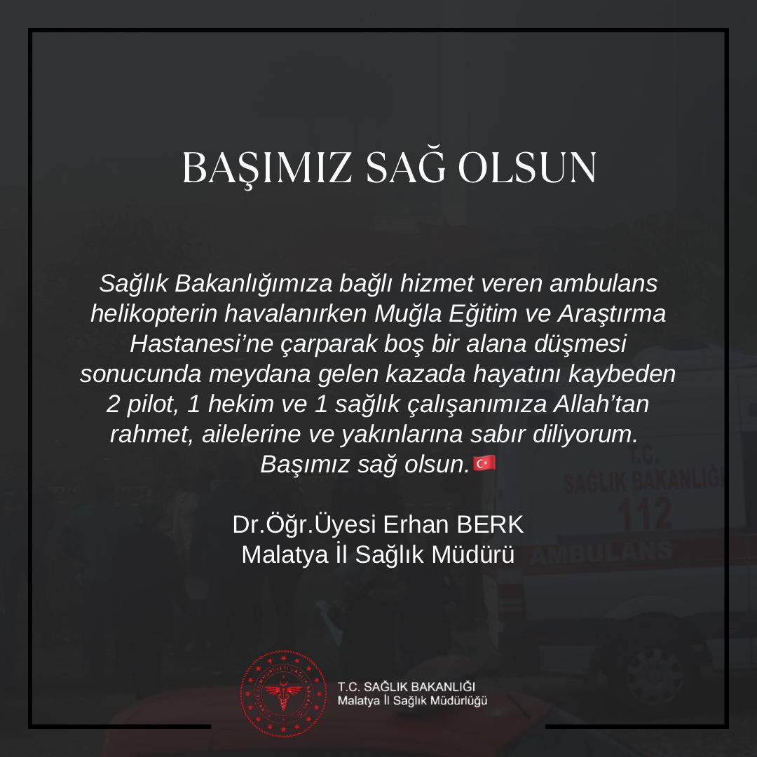  Ambulans Helikopteri Kazası
