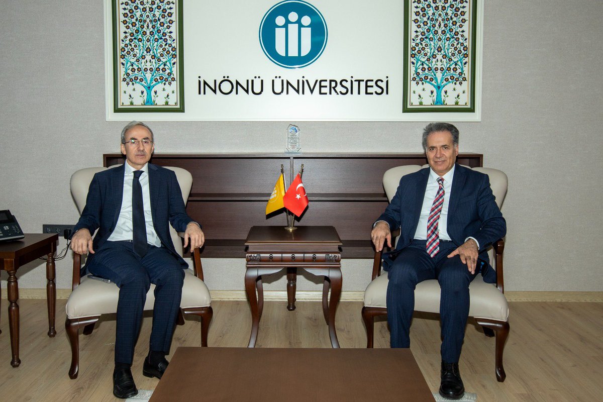 Gaziantep İslam Bilim ve Teknoloji Üniversitesi Rektörü Prof. Dr. Şehmus Demir ve Büyük Birlik Partisi Genel Başkan Yardımcısı Nihat Gürbüz İnönü Üniversitesi Rektörü Prof. Dr. Nusret Akpolat'ı Ziyaret Etti