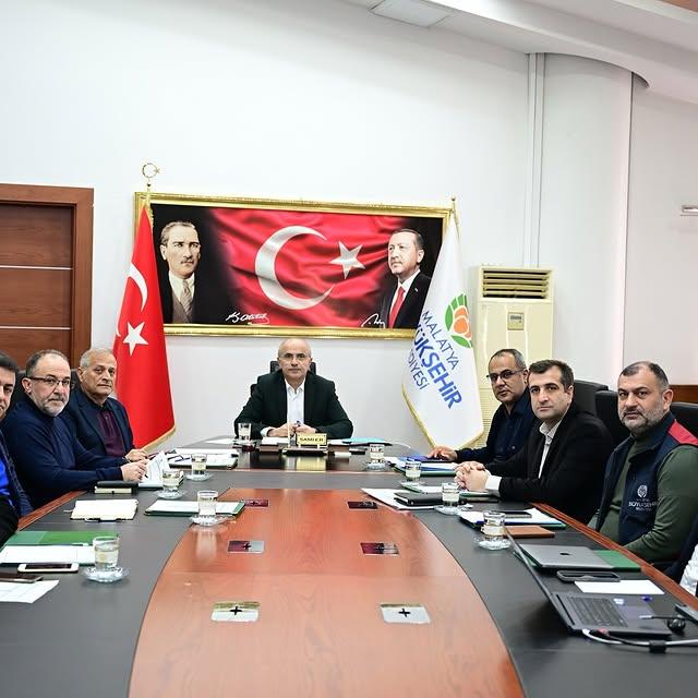 Malatya Büyükşehir Belediyesi, 2025 Yılında Şehirdeki Projeleri Değerlendirdi