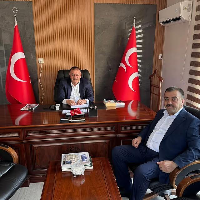MHP Malatya İl Başkanlığı, Delihasanyurdu Mahallesi Muhtarı Ümit Gültek'i Ziyaret Etti