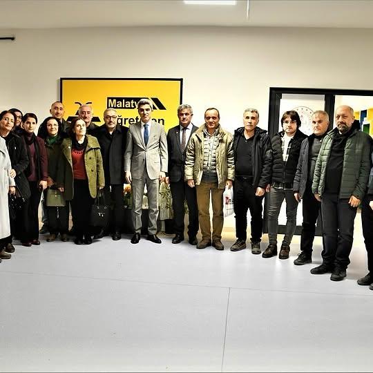 Malatya İl Milli Eğitim Müdürü Behçet Bakır, İnönü İlkokulu öğretmenleri ile bir araya geldi