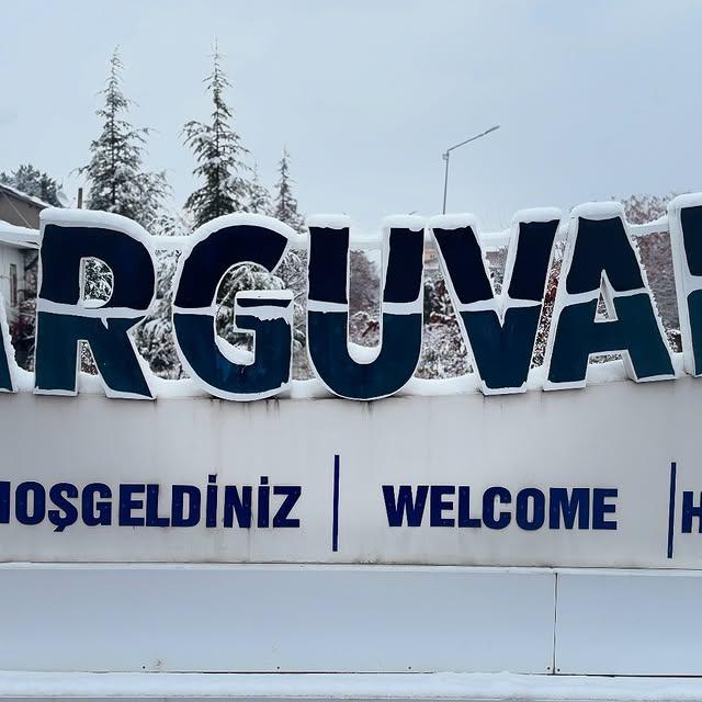 Arguvan'da Karlı Bir Sabah