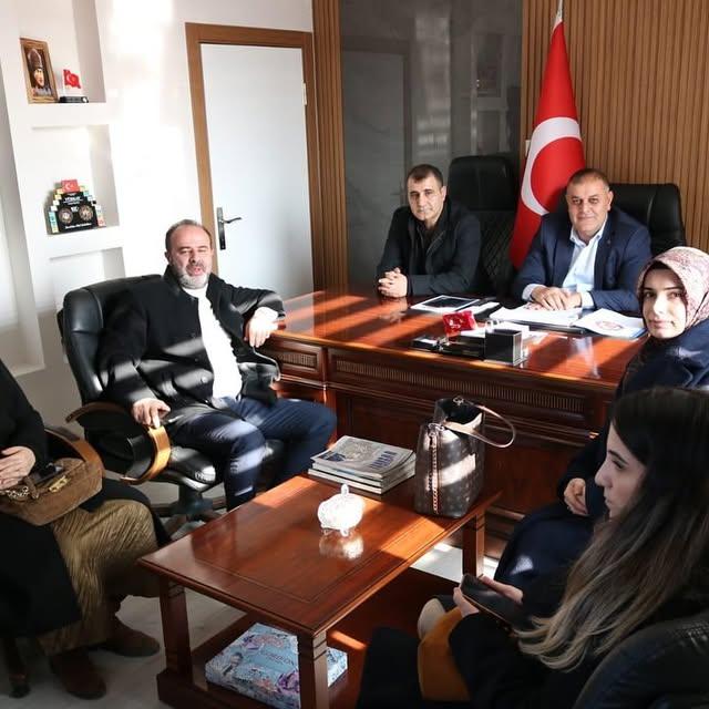 MHP Malatya İl Başkanlığı, Malatya Eczacılar Odası Başkanı ve Yönetim Kurulunu Ağırladı