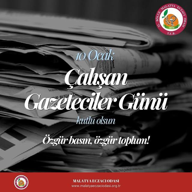 Çalışan Gazeteciler Günü Kutlamaları Başladı