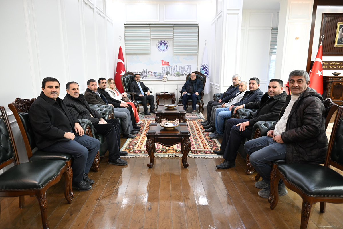 Battalgazi Belediyesi Muhtarlar Derneği Heyetini Misafir Etti