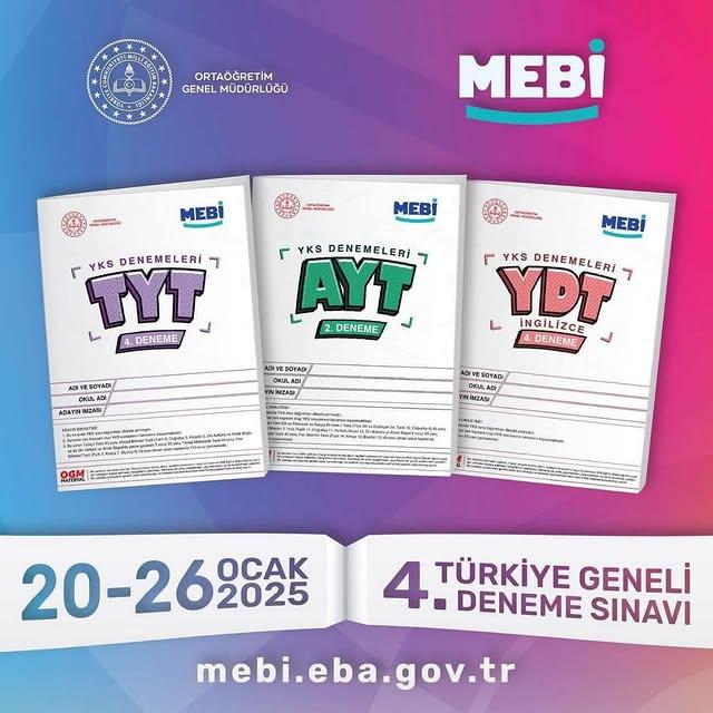 MEBİ Türkiye Geneli 4 Deneme Sınavı Başladı