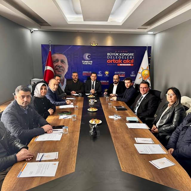 AK Parti Nevşehir'de 8. Olağan Kongresi öncesi Büyük Kongre Delegeleriyle Ortak Akıl Delegesi Toplantısı
