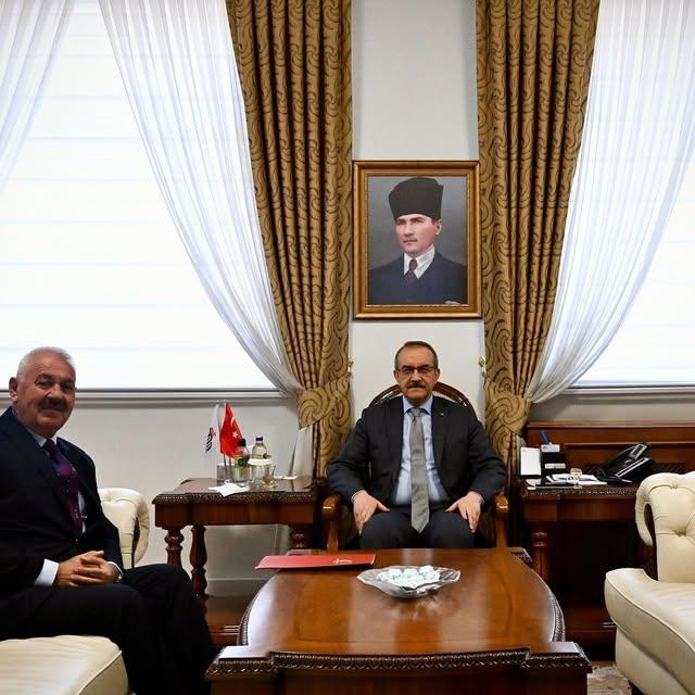 Doğanşehir Belediye Başkan Adayı Mehmet Bayram, Malatya Valisi Seddar Yavuzu ile Görüştü