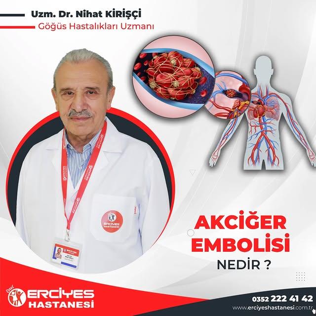 Akciğer Embolisine Dair Detaylı Bilgi ve Randevu İçin 0352 222 4142