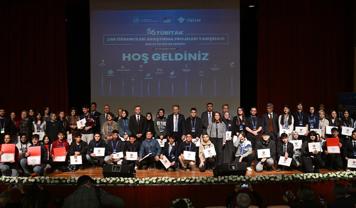 Malatya'da Bilim ve Yenilik: 56. TÜBİTAK Lise Öğrencileri Araştırma Projeleri Yarışması Tamamlanıyor