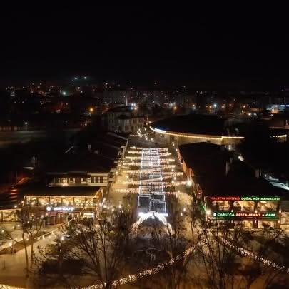Malatya'da Işıl Işıl Ramazan Süslemeleri