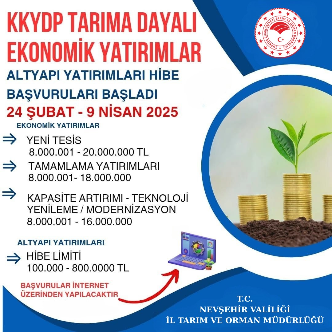 Nevşehir Ticaret Borsası: Kırsal Kalkınma Destekleri ve Tarımsal Yatırımlar