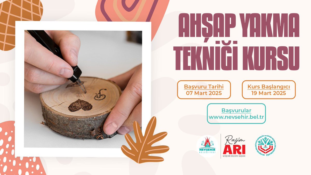 Nevşehir'de Ahşap Yakma Tekniği Kursu Açıldı