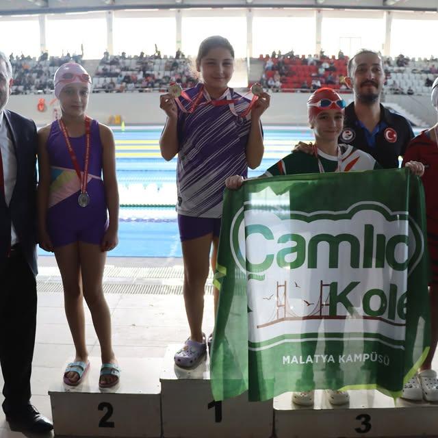 Malatya'da Okul Sporları Yüzme İl Birinciliği Müsabakaları Tamamlandı