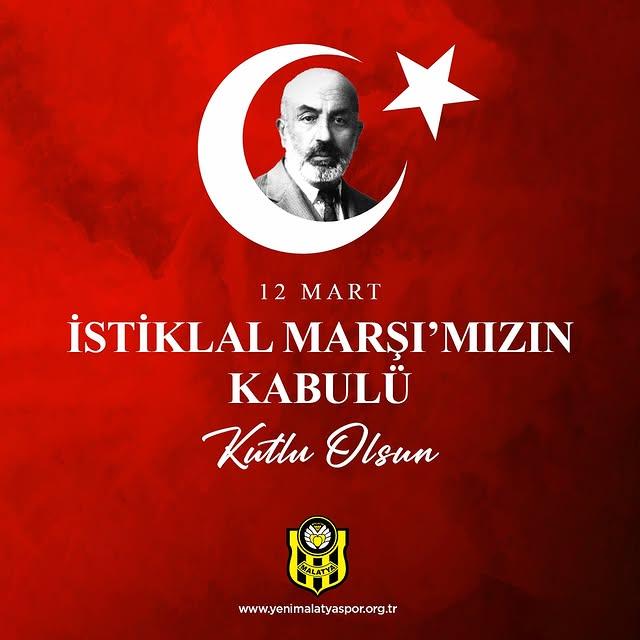 Malatyaspor, İstiklal Marşı'nın Kabulü Anma Etkinliği Düzenledi