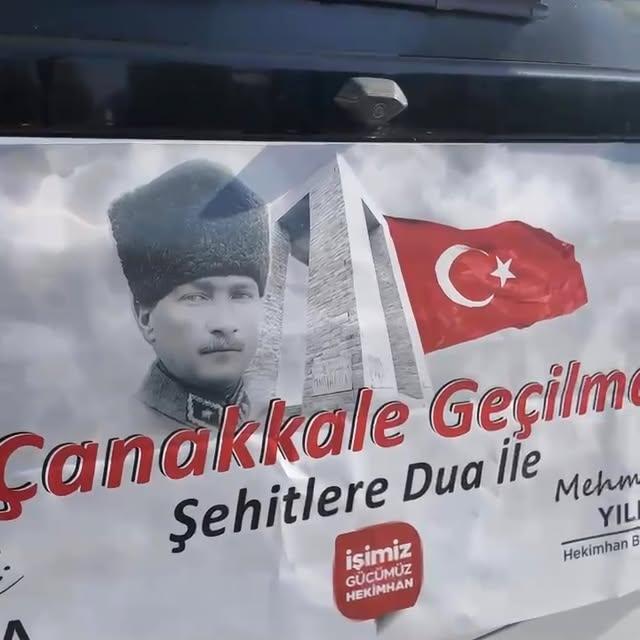 Hekimhan Belediyesi, Çanakkale Zaferi'nin 110. Yılında Şehitleri Andı