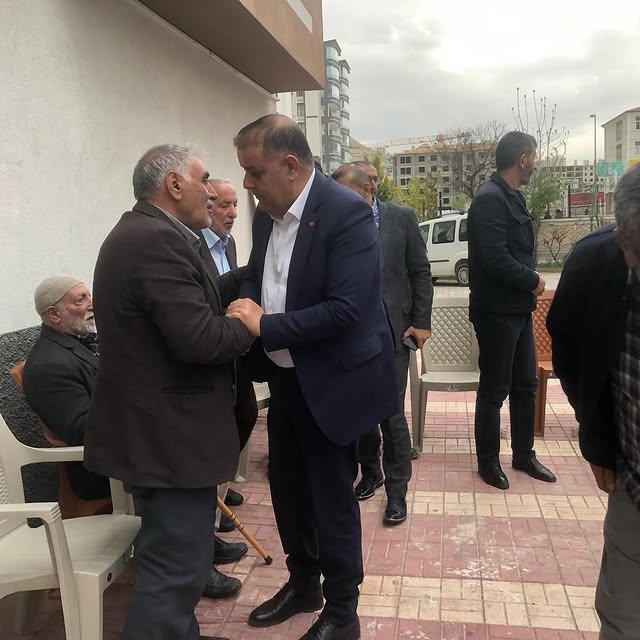 MHP Malatya İl Başkanlığı, Yazıhan'daki Taziye Ziyaretinde Bulundu