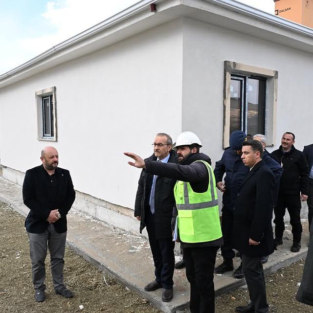 Malatya’da Deprem Konut İnşaatı Kontrolünde Valimiz Yavuz