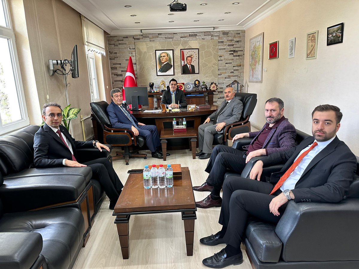 İyi Parti Milletvekili ATAŞ Pınarbaşı Kaymakamı Ağar'ı Ziyaret Etti