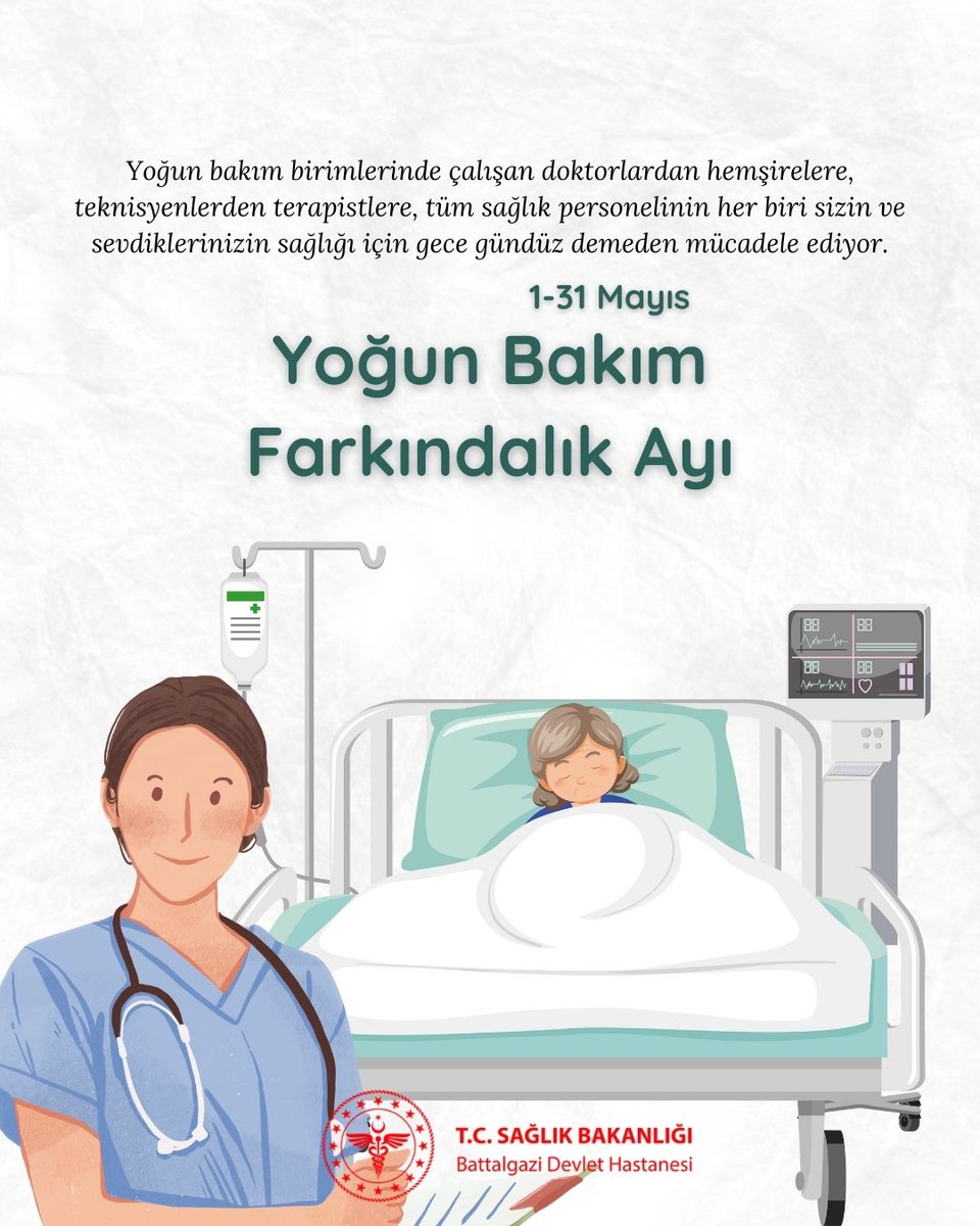 Battalgazi Devlet Hastanesi Yoğun Bakım Üniteleri 7/24 Kesintisiz Hizmet Veriyor