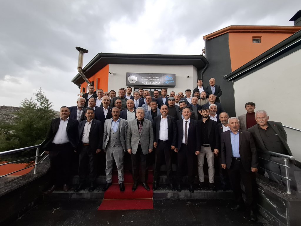 İyi Parti Kayseri Delegeleri, İncesu'daki Muhtarlarla Buluştu